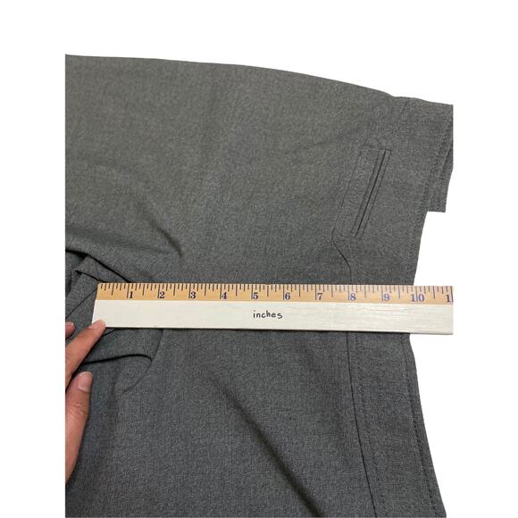 The Limited "Avery" Stretch Gray Side Zip Straight Leg Pants Size 10 - Picture 8 of 11